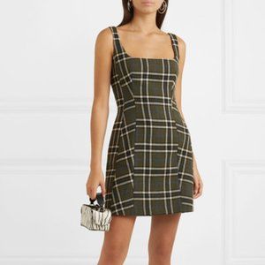Alexa Chung checked mini dress